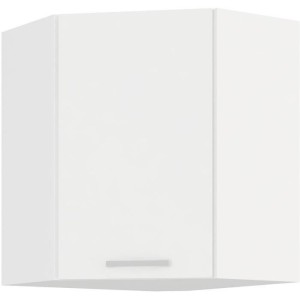 ATLAS Meuble haut d'angle - Décor blanc - L58 x L58 cm