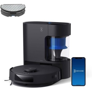 ECOVACS Deebot N20 Pro PLUS – 8000 Pa Roboterstaubsauger mit automatischer Staubsammlung – 45 Tage autonome Reinigung