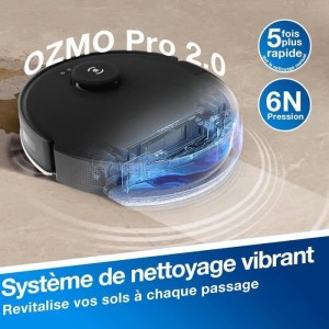 ECOVACS Deebot N20 Pro PLUS – 8000 Pa Roboterstaubsauger mit automatischer Staubsammlung – 45 Tage autonome Reinigung