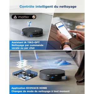 ECOVACS DEEBOT X9 PRO OMNI Roboterstaubsauger – 16600 Pa – Ultradünn – BLAST-Technologie – Sofortige Selbstreinigung