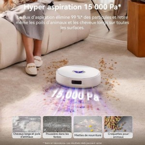 NARWAL Freo Z10 – Saug- und Wischroboter mit Anti-Verhedderungssystem – 15.000 Pa – Autonome Ladestation – Reinigung bei
