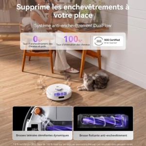 NARWAL Freo Z10 – Saug- und Wischroboter mit Anti-Verhedderungssystem – 15.000 Pa – Autonome Ladestation – Reinigung bei