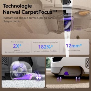 NARWAL FLOW – Saug- und Wischroboter mit Ladestation – 22.000 Pa – DualFlow-Technologie gegen Tierhaare – FlowWash-Wisch