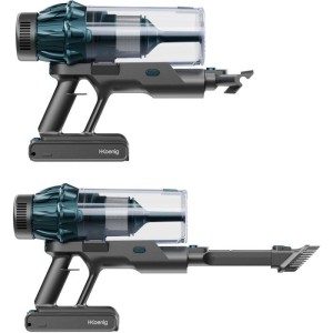 2-in-1 Akku-Stielstaubsauger – H.Koenig UPX32 – 30.000 Pa – 50 Min. – 0,8 l – Blau
