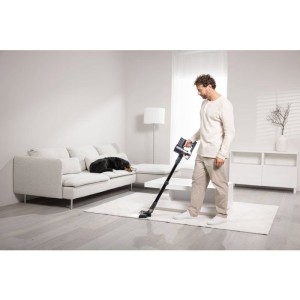 SEVERIN HV7178 - Aspirateur balai sans fil 2-en-1 - 11 000 Pa - 35 min - 500 ml - Bleu / Noir