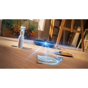 Aspirateur Robot Laveur - CECOTEC Conga Z100 - 20 000 Pa - Noir / Inox