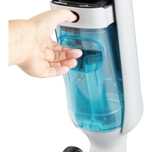 Akku-Staubsauger und Wischmopp – DOMO DO253SW – 10.000 Pa – 35 Min. Laufzeit – 75 m² – 450 ml Staubbehälter – Wei