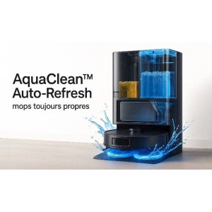EZICLEAN PureFlow MAX Saug- und Wischroboter – mit LiDAR-Sensor und automatischer Entleerungsstation – 14.000 Pa – 4 l –