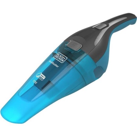BLACK + DECKER WDC215WA-QW - Handstaubsauger - Dustbuster Lithium Wasser und Staub 7,2V - LED-Anzeige - Blau
