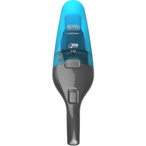 BLACK + DECKER WDC215WA-QW - Handstaubsauger - Dustbuster Lithium Wasser und Staub 7,2V - LED-Anzeige - Blau