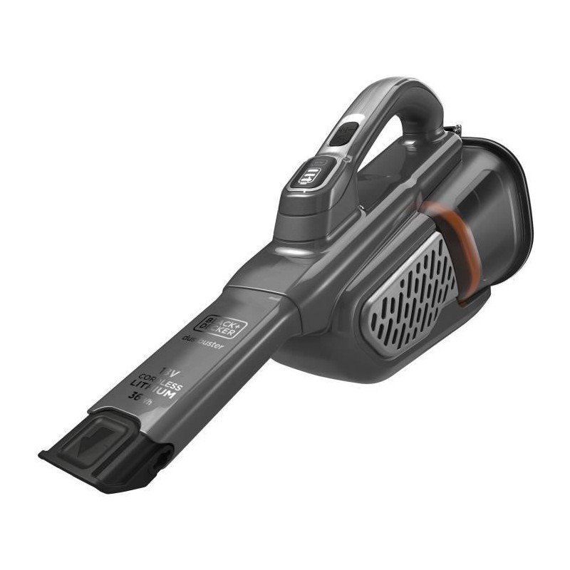 BLACK + DECKER BHHV520JF-QW - Handstaubsauger - Dustbuster Lithium 18V - 2 Geschwindigkeiten - Autonomie 40min - Schwarzsilber T