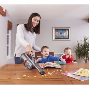 BLACK + DECKER BHHV520JF-QW - Handstaubsauger - Dustbuster Lithium 18V - 2 Geschwindigkeiten - Autonomie 40min - Schwarzsilber T