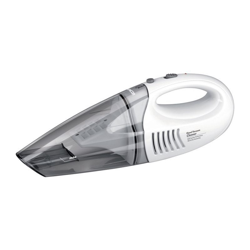 Aspirateur a main - Sencor - SVC 190W - Autonomie 15 min - Aspiration eau et poussiere - Filtre lavable