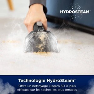 NEUER BISSELL SpotClean HydroSteam Select – Dampfreiniger – Teppiche, Auto, Fliesen – 1000 W – 4,5 m – 3 Reinigungsmod