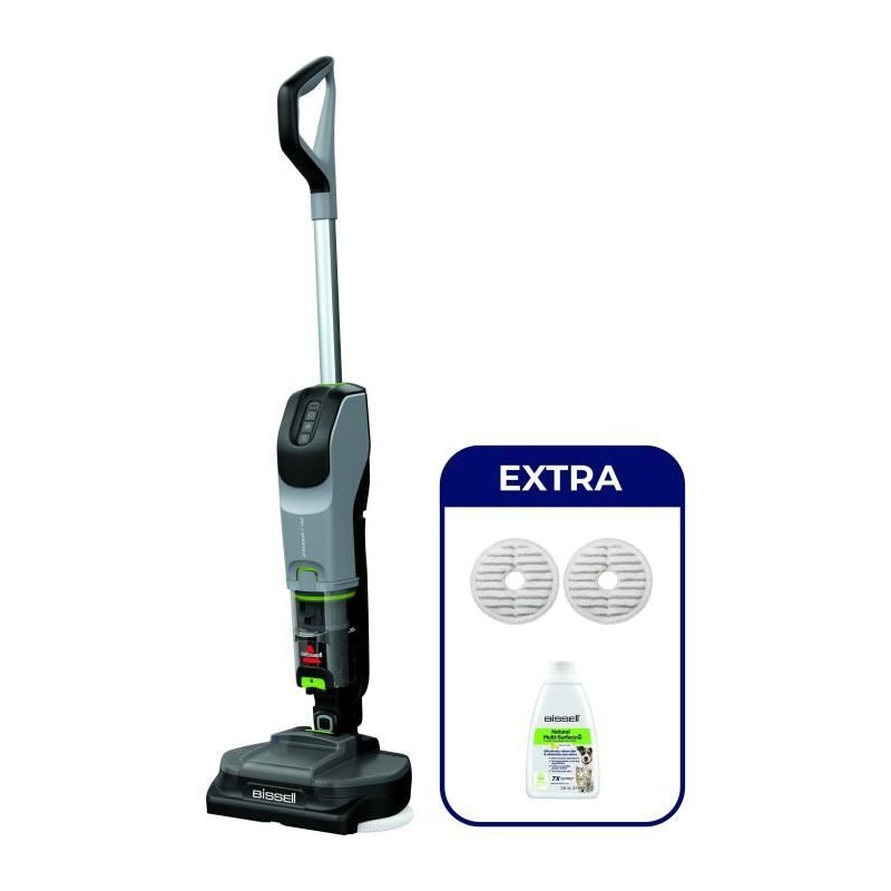 BISSELL SpinWave + Vac Pet Select - Nettoyeur / Aspirateur sans fil - 25,9 V - 3 modes - 70 min