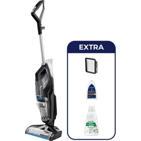 Aspirateur Balai Laveur sans Fil BISSELL B3569N Crosswave C6 Select Cordless - Nettoyage Multi-Surfaces - Autonettoyage Automati