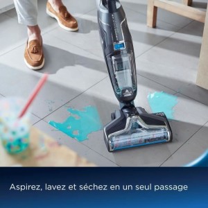BISSELL B3569N Crosswave C6 Select Akku-Stielstaubsauger – Reinigung verschiedener Oberflächen – Automatische Selbstreinigu