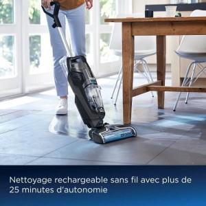 Aspirateur Balai Laveur sans Fil BISSELL B3569N Crosswave C6 Select Cordless - Nettoyage Multi-Surfaces - Autonettoyage Automati