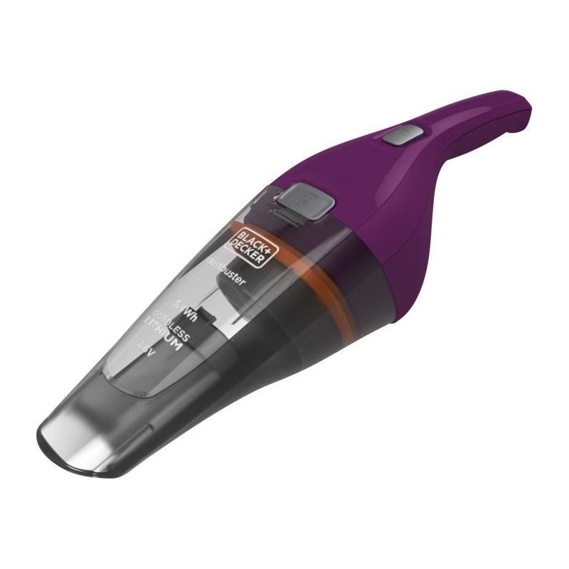 Cordless handheld vacuum cleaner - BLACK & DECKER - NVC115W-QW - 8 AW - 3.6 V 1.5 Ah - Bordeaux