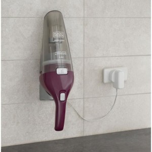 Akku-Handstaubsauger – BLACK & DECKER – NVC115W-QW – 8 AW – 3,6 V 1,5 Ah – Bordeaux