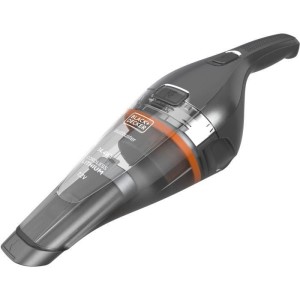 BLACK + DECKER NVC220WC-QW - Handstaubsauger - Dustbuster Lithium 7,2V - EasyGrip - Chrom und Titan