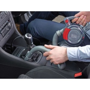 Black+Decker - PD1200AV -XJ - Dustbuster Flexi Auto 12V - Hand vacuum cleaner - Car connection - Cyclonic action
