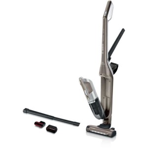 BOSCH BBH3ALL23 Aspirateur balai sans fil 2en1 et multifonction Flexxo - 2 vitesses - 23V - 50 mn d'autonomie - Champagne métal