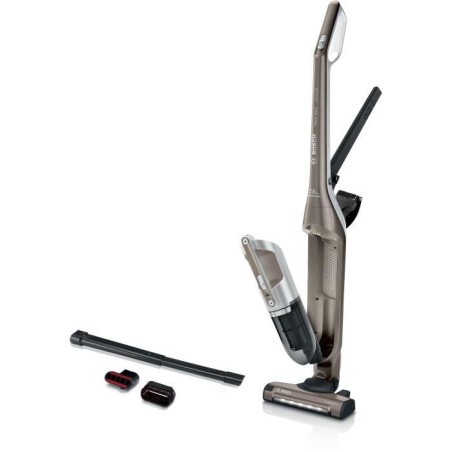 BOSCH BBH3ALL23 Aspirateur balai sans fil 2en1 et multifonction Flexxo - 2 vitesses - 23V - 50 mn d'autonomie - Champagne métal