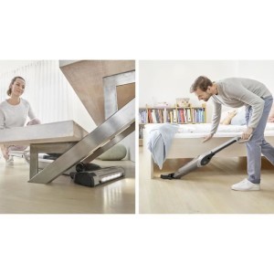 BOSCH BBH3ALL23 Aspirateur balai sans fil 2en1 et multifonction Flexxo - 2 vitesses - 23V - 50 mn d'autonomie - Champagne métal