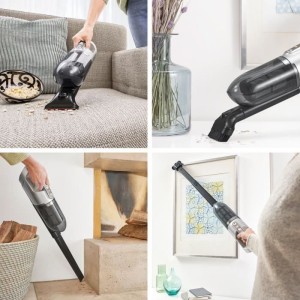BOSCH BBH3ALL23 Aspirateur balai sans fil 2en1 et multifonction Flexxo - 2 vitesses - 23V - 50 mn d'autonomie - Champagne métal
