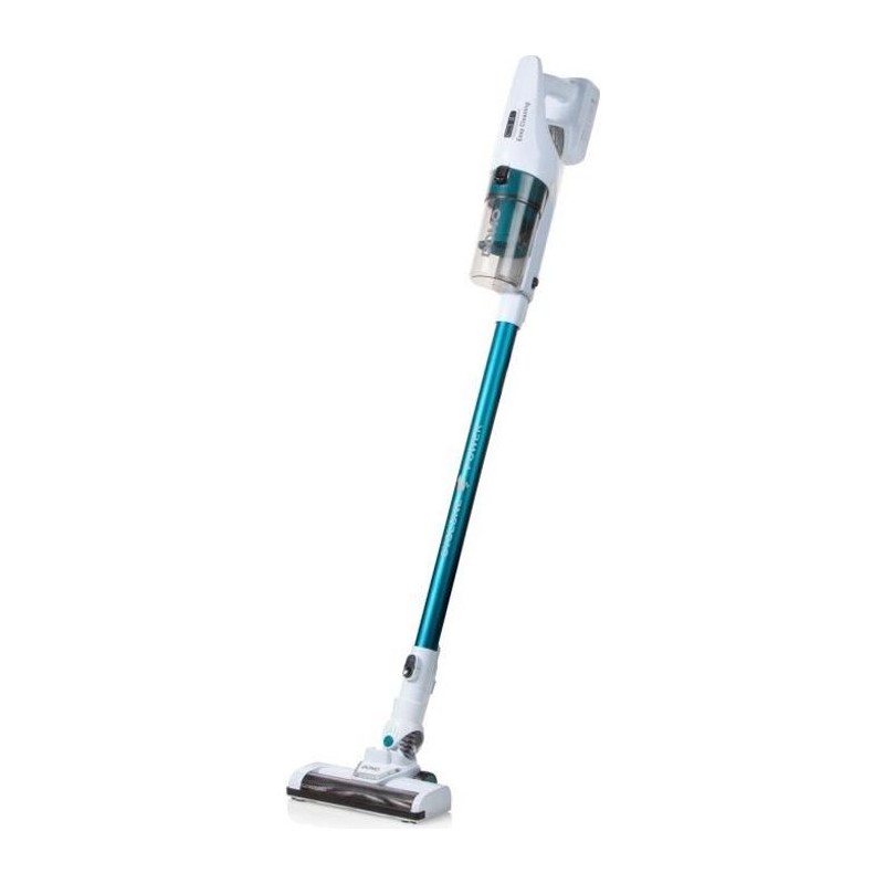 DOMO DO233SV - Aspirateur balai sans fil 2-en-1 - 2 vitesses - Systeme cyclonique - Autonomie 20min - Réservoir poussiere 0,6L