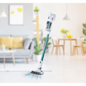 DOMO DO233SV - Kabelloser 2-in-1-Staubsauger - 2 Geschwindigkeiten - Zyklonsystem - Autonomie 20 Minuten - Staubbehälter 0,6 l