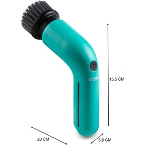 Brosse de nettoyage rotative sans fil - DOMO - DO248SB - 3,7 V - 60 min - 2 vitesses - Bleu