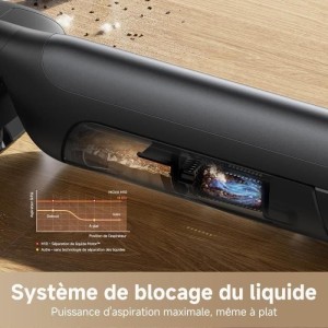 MOVA M10 – Nass- und Trockensauger – Flexibel und 90° schwenkbar – Bürstenwäsche 75°C – Saugleistung 18 kPa