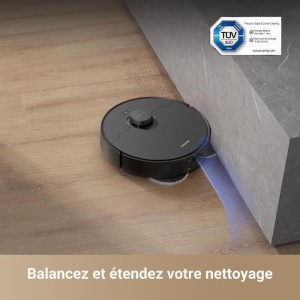 DREAME X40 Master Robot Aspirateur avec Station de Base 8 en 1 Compacte de 28 cm, Remplissage et vidange Automatiques
