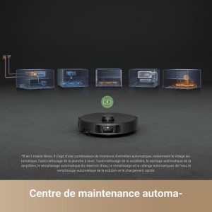 DREAME X40 Master Roboterstaubsauger mit 8-in-1-Basisstation – Intelligente Navigation – 12.000 Pa