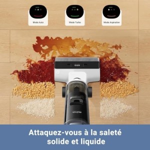 Mopp-Staubsauger – DREAME MOVA K20 – 200 W – 30 Min. – Wasser und Staub – Weiß