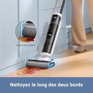 MOVA K20 - Aspirateur Laveur Sec Et Humide - Poids Léger de 4 kg - Nettoyage Auto Double Rotation - Écran LED