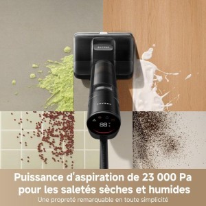 DREAME H15 Pro FoamWash - Aspirateur Laveur - Nettoyage Ciblé - Solution a Rapport Intelligent - Bras Robotisé IA 2.0- TangleC