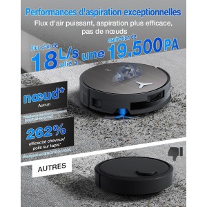 ECOVACS X11 PRO OMNI – Saug- und Wischroboter mit Blast-Funktion – 19500 Pa – Ultraschneller PowerBoost – OZMO Roller 2.