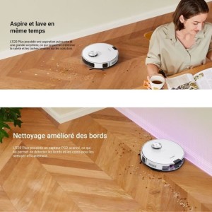 EUREKA E20 Plus - Aspirateur Robot avec Station de Vidange Automatique - 8000 Pa - Anti Enchevetrement - Évitement d'Obstacles