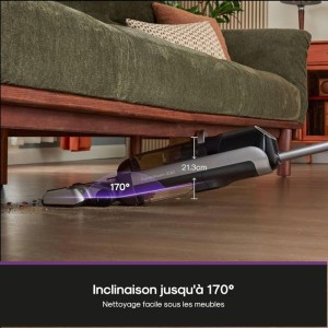 EUREKA RapidWash NEW630 - Aspirateur Laveur sans Fil Sec et Humide - Inclinaison a 170° - Séchage Air Chaud 60? -Anti Enchevet