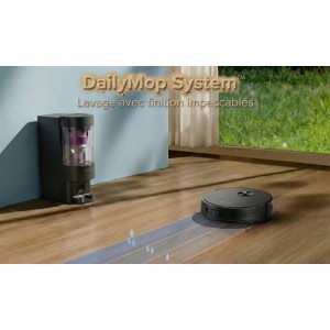 EZICLEAN CyberFlow MAX Saug- und Wischroboter – GYROSMART-fähig mit Entleerungsstation – 10.000 Pa – 2 l – 80 Min. –