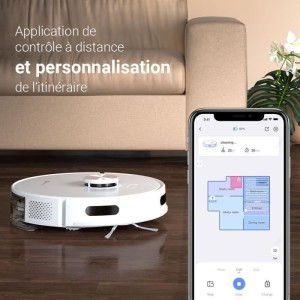 EZVIZ RE5 – Roboterstaubsauger – 4000 Pa Leistung – LIDAR-Navigation – Hindernisvermeidung – Teppicherkennung