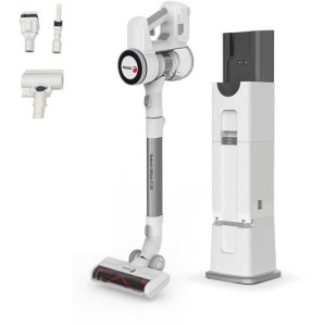 Aspirateur balai sans fil 2 en 1 - FAGOR - FG6415 - 300W - Avec base auto nettoyante - Tube Flexible - 3 vitesses - Autonomie 60
