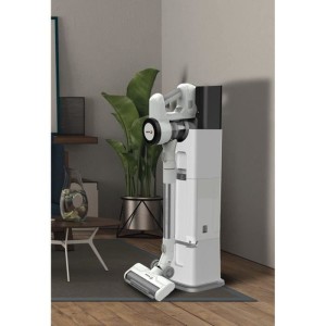 Aspirateur balai sans fil 2 en 1 - FAGOR - FG6415 - 300W - Avec base auto nettoyante - Tube Flexible - 3 vitesses - Autonomie 60
