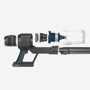 Hkoenig Powerflex+ UPX26 - 2 in 1 Wireless 220W Besenstaubsauger - faltbar - autonom bis zu 40 min - Licht - 3 Powers
