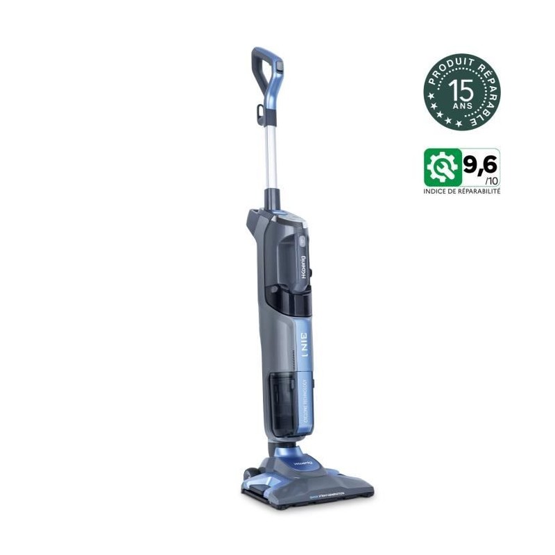 HKoeNIG 3in1 steam vacuum cleaner - Dust capacity 1L, water 0.38L - Class A