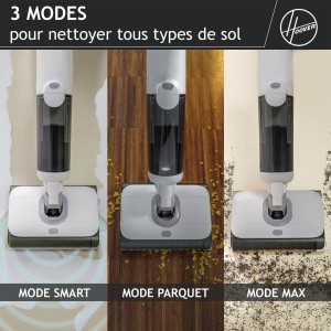 HOOVER HW500 – Akku-Nass- und Trockensauger mit Wischfunktion – Doppelwalzen – Leistungsstarker 230-W-Motor