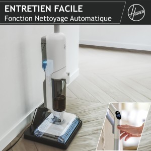 HOOVER HW500 – Akku-Nass- und Trockensauger mit Wischfunktion – Doppelwalzen – Leistungsstarker 230-W-Motor